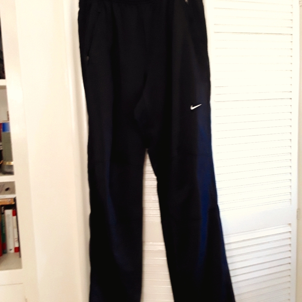Mens Nike black classic DRY-FIT nylon XL pants